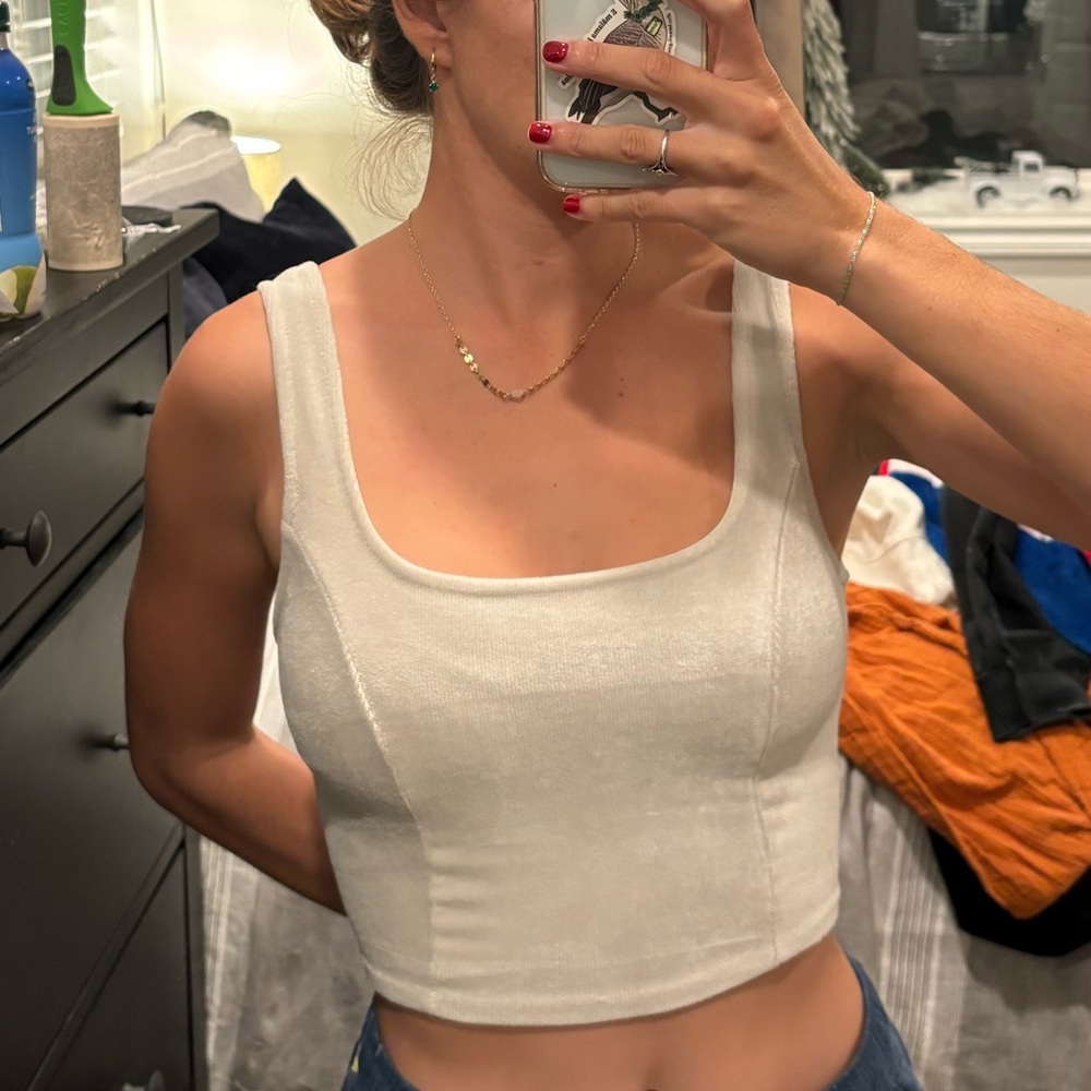 TERRI CLOTH crop top
